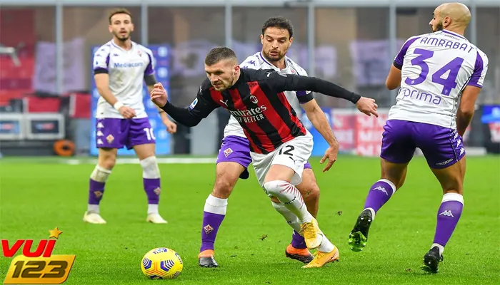 đối đầu trực tiếp AC Milan vs Fiorentina 14-11-2022